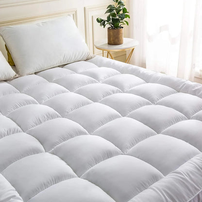 4 Inches Thick Mattress Topper Quilted Cooling Mattress Topper Pad