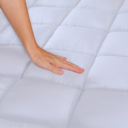 4 Inches Thick Mattress Topper Quilted Cooling Mattress Topper Pad